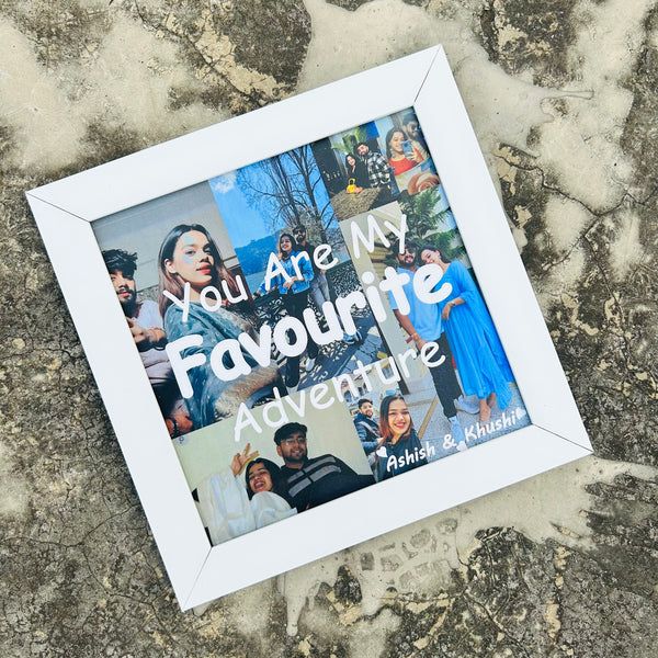 Gift Mitra 4x4 Mini Photo Frame – Minimalist Decor for Your Favorite Memories