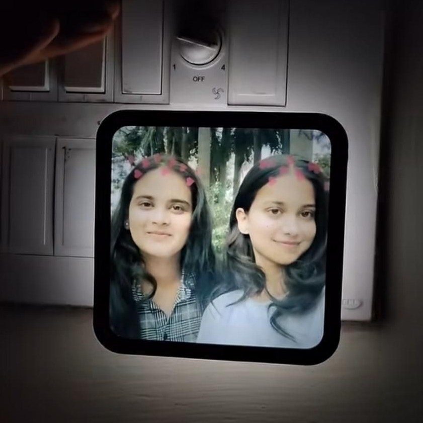 Custom LED Lamp with Photo  4 x 4 Inch | Plug in AC Personalized Gift for Birthday, Anniversary